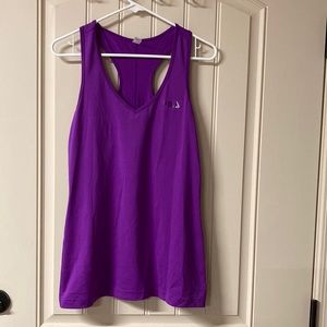 Fila Sport Performance Women’s Size L  Purple Racer Back V-neck Tank Top Stretch